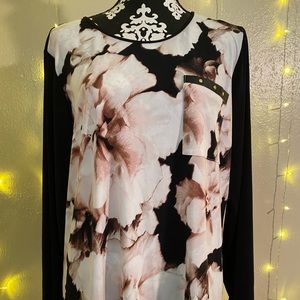 Calvin Klein Floral Blouse 1X